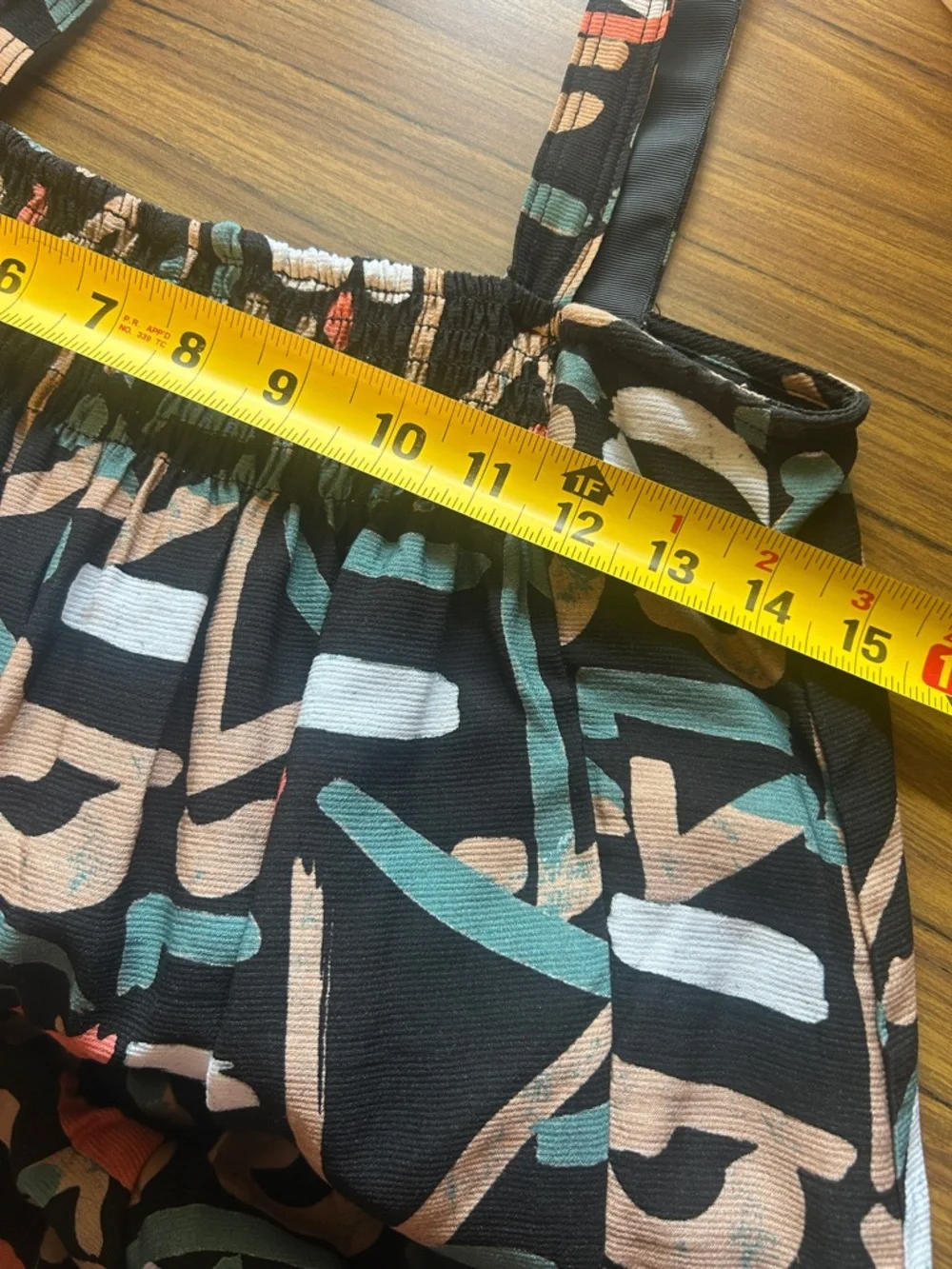 The Odells‎ NWOT Abstract Print Wide Leg Jumpsuit XS Boho Festival